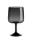 stielglas, grau