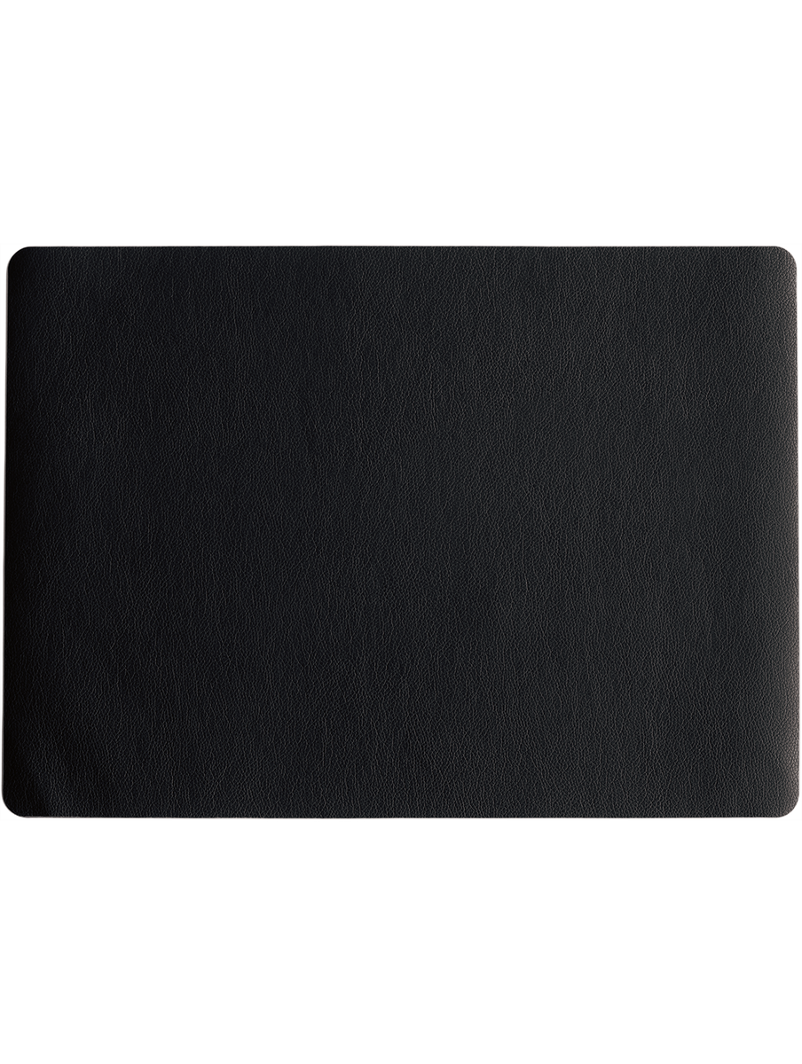 Leather optic fine tischset black 46x33cm – ASA Selection
