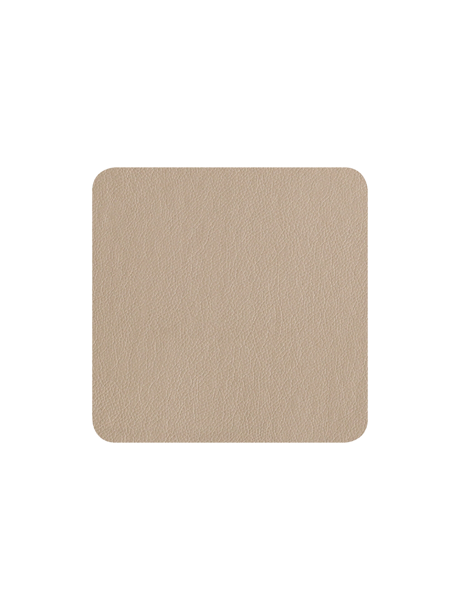 Leather optic fine 4er set untersetzer stone 10x10cm – ASA Selection