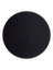 tischset rund, schwarz