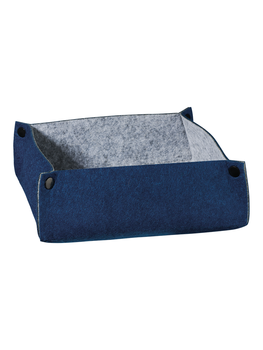 korb, midnight blue/ash art'filz