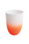 lumière / vase blanc orange