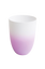 vaas / lantern wit, paars aan de buitenkant