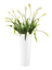 vase, white