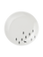 dessert plate, snow tracks