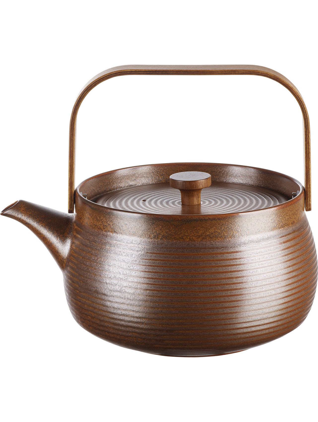 Japandi teekanne mit Holzgriff brown 1,5 l – ASA Selection