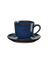 espressotasse mit unterteller, midnight blue