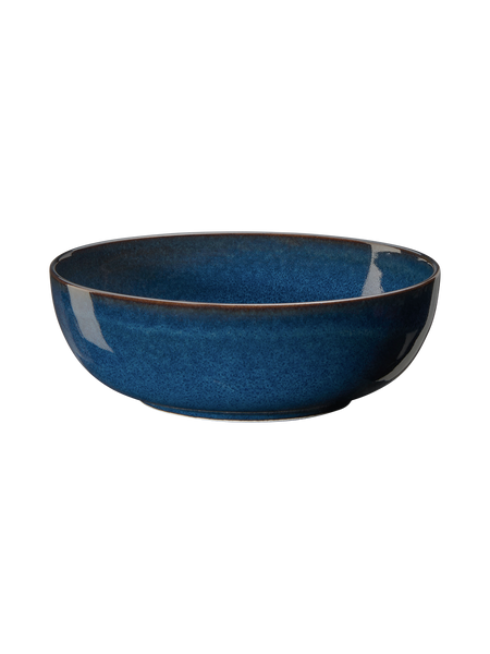 Silver Scalloped Edge Rinka Bowl | Cereal Bowl, Soup Bowl