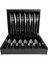 set de couverts de 24 pce., brillant