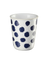 gobelet à expresso, dark blue spots