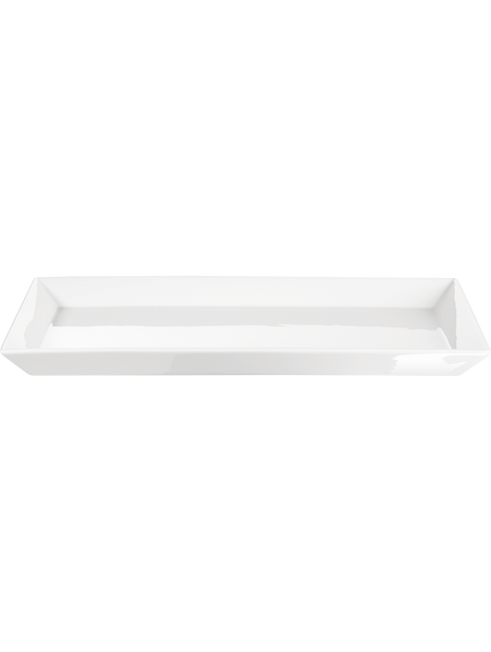 ASA Servierplatte Aus Porzellan – Weiß, Quadratisch 23x23 Cm, Hochglanz