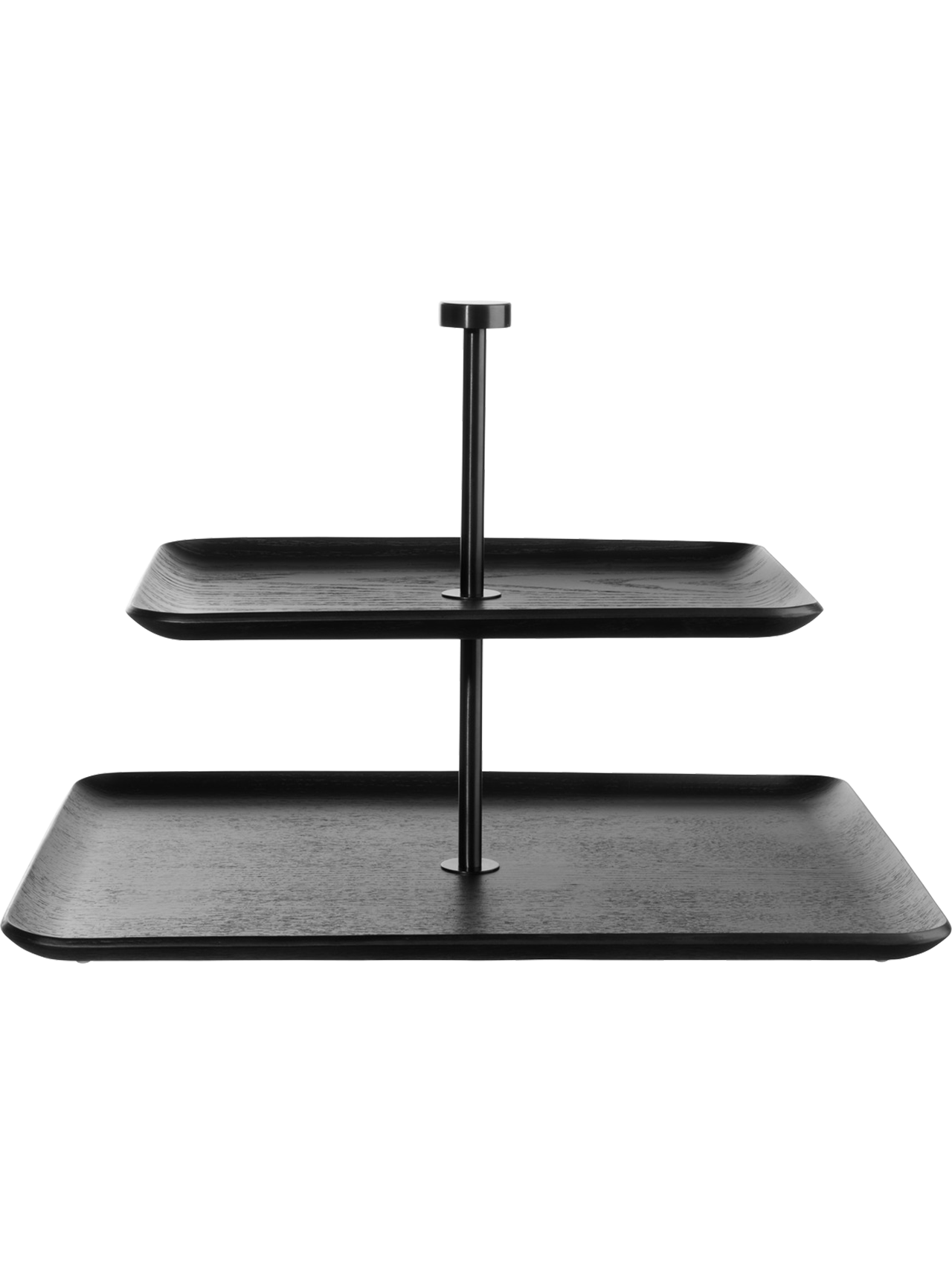 Wood black etagere 2-stufig rechteckig schwarz 25cm – ASA Selection