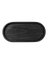 tablett oval, schwarz