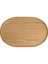 holztablett, oval