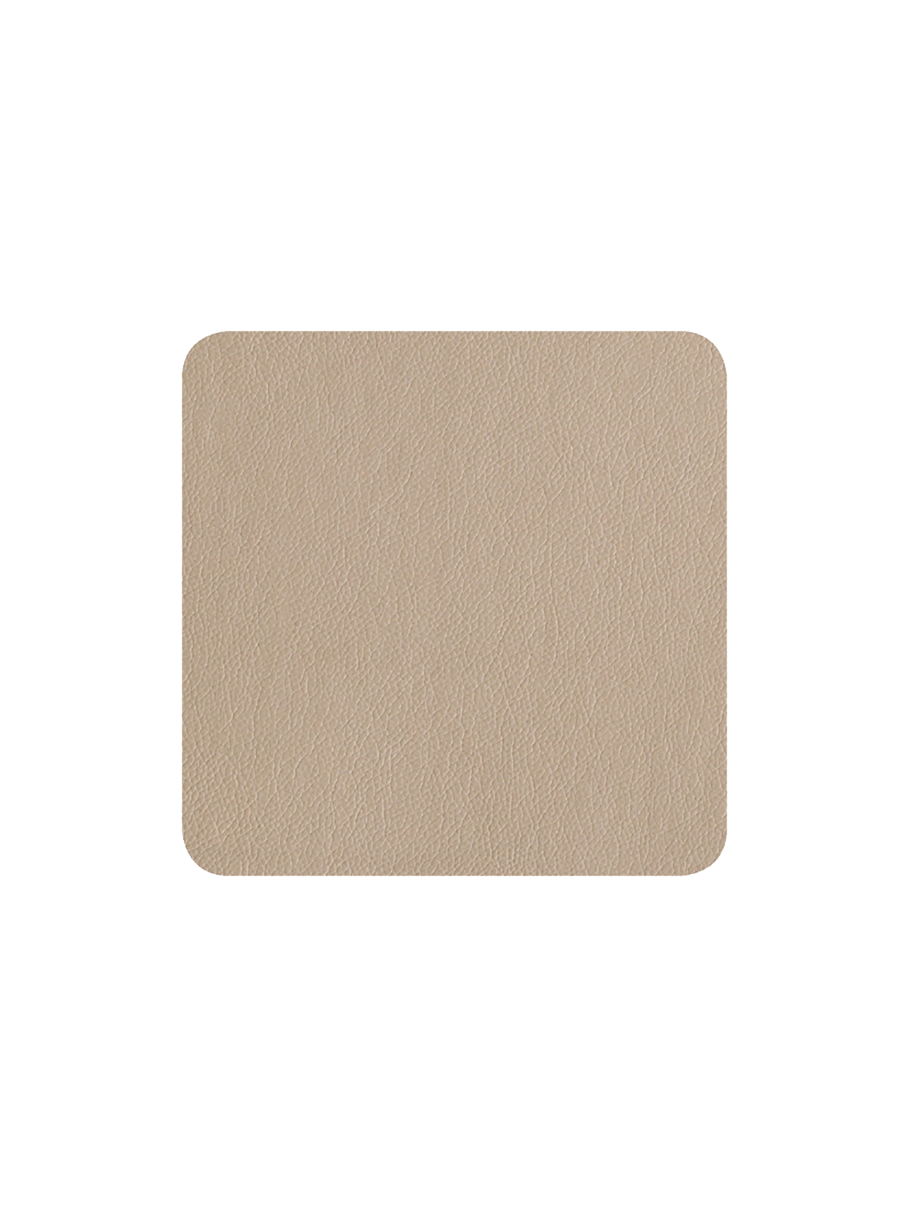 ASA Untersetzer-Set Aus Weichem Leder, 10 X 10 Cm, Braun – 4 Stück, Schützt Tische Vor Nässe & Flecken