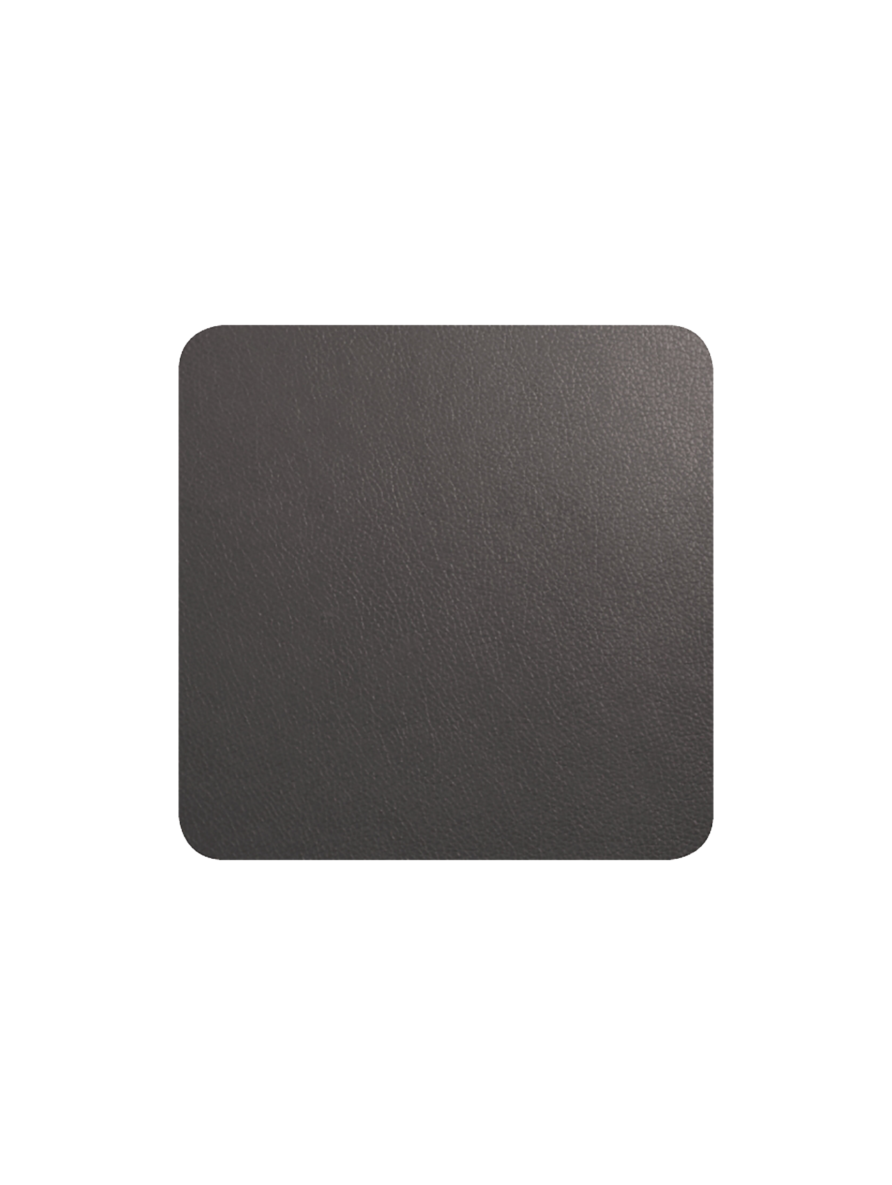 Leather optic fine 4er set untersetzer basalt 10x10cm – ASA Selection