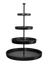 etagère, 4-laags, black iron