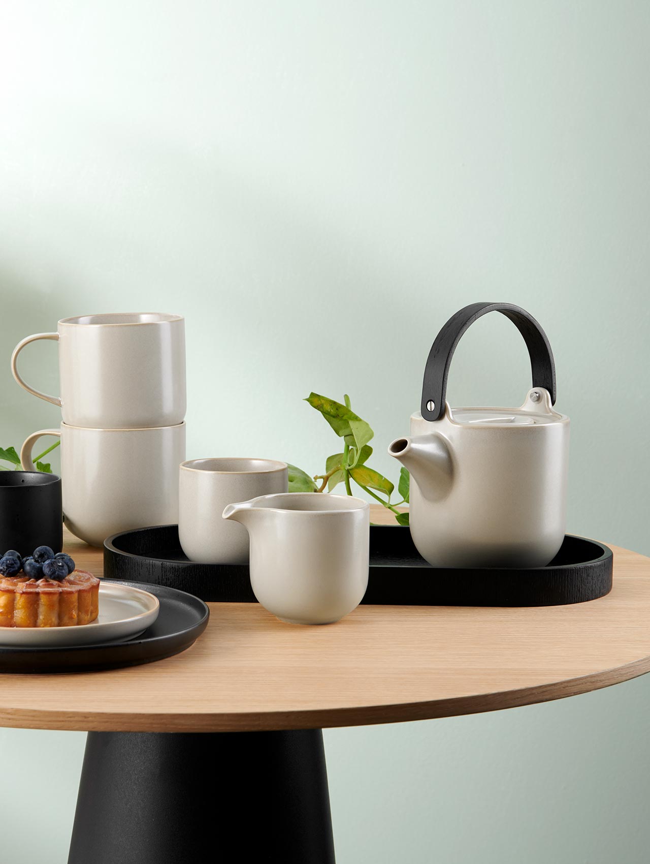 Coppa tofu teekanne mit holzgriff tofu 0,6l – ASA Selection