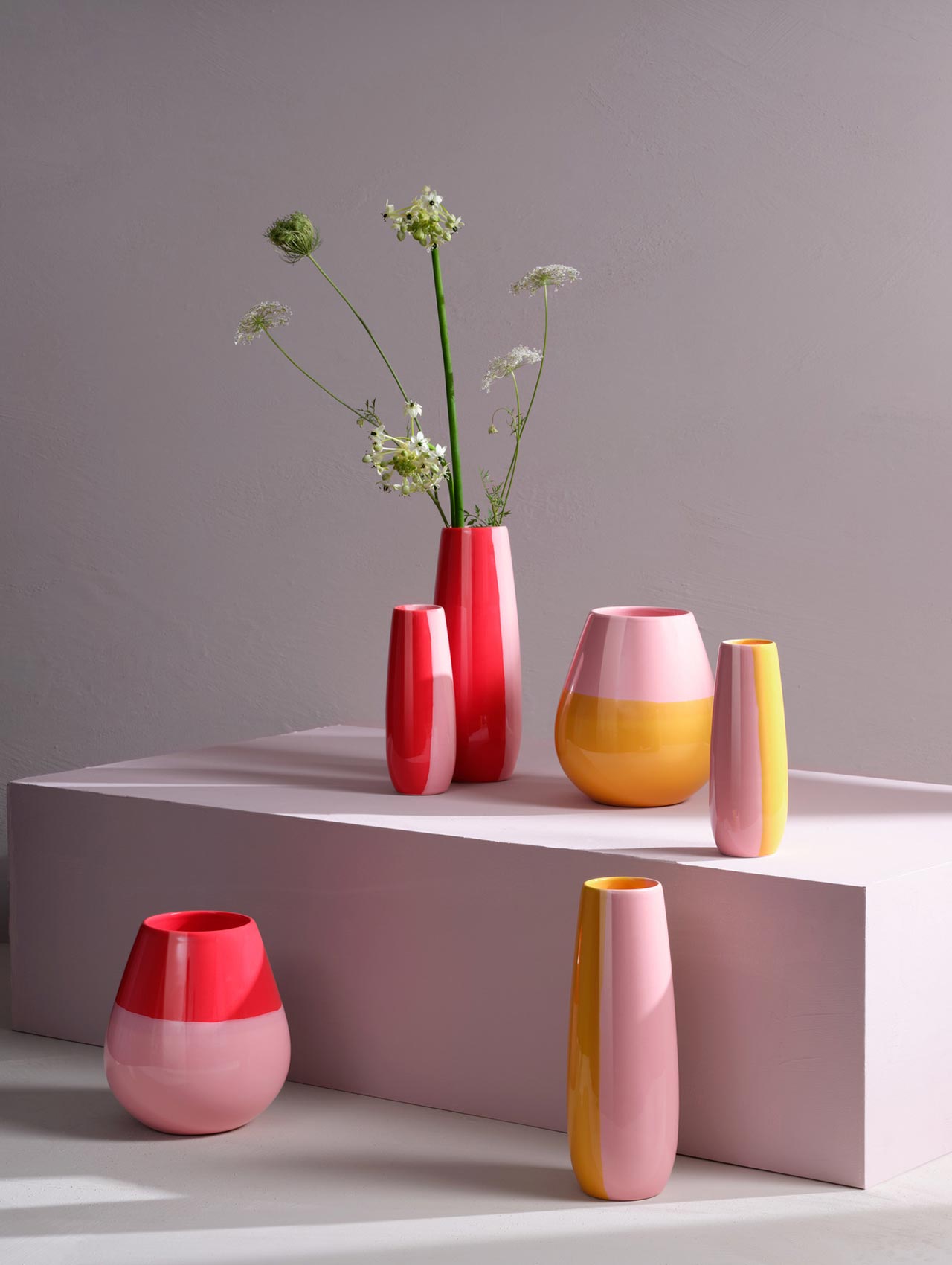 Ease vase strawberry smoothie 18 cm – ASA Selection