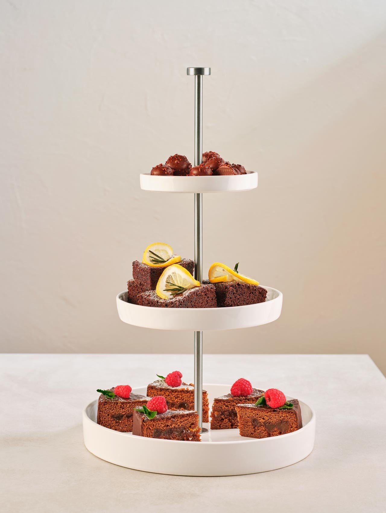 Grande etagere 3-stufig weiß 41cm – ASA Selection