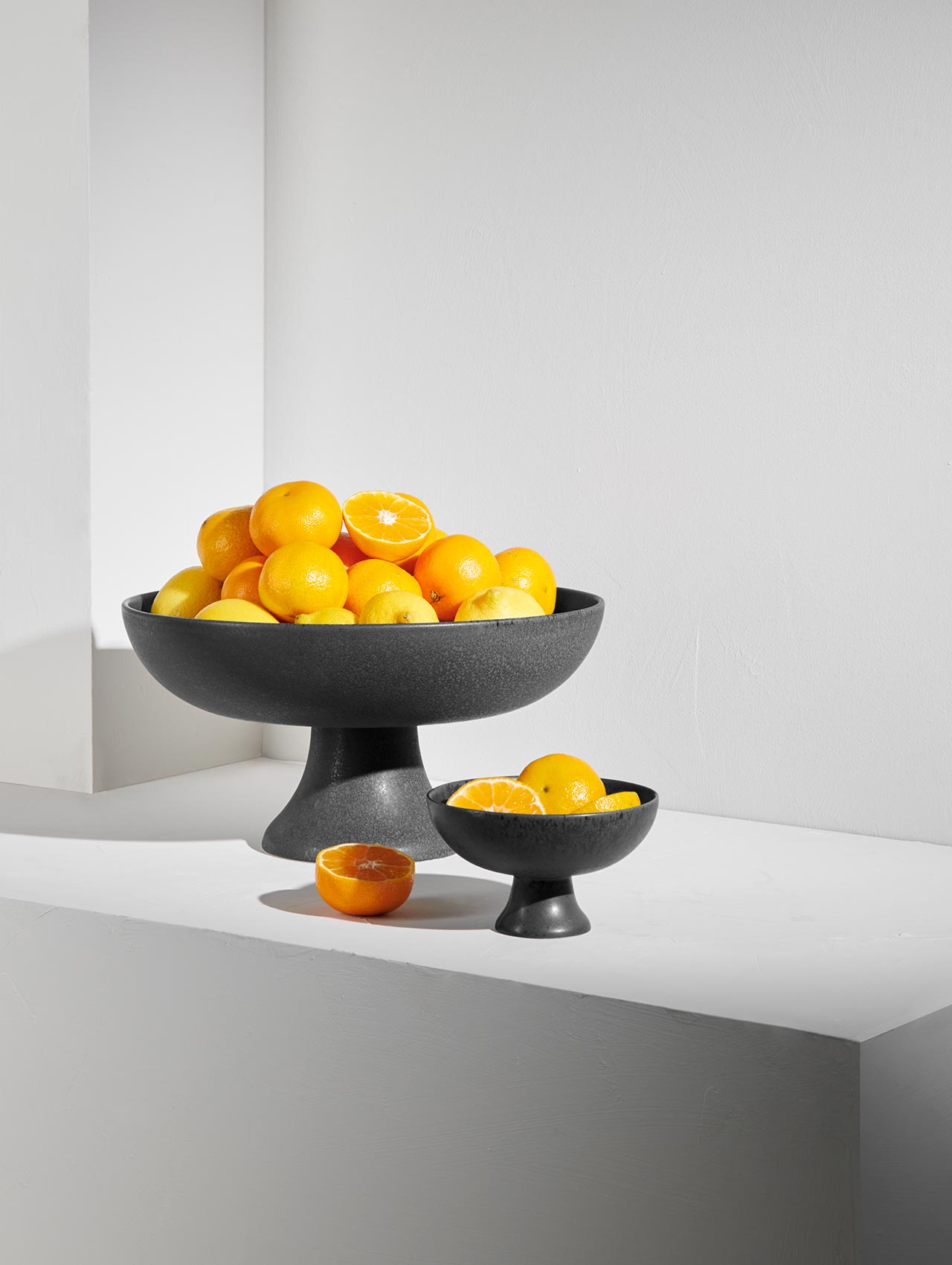 Grande obstschale auf fuß black iron 33 cm – ASA Selection