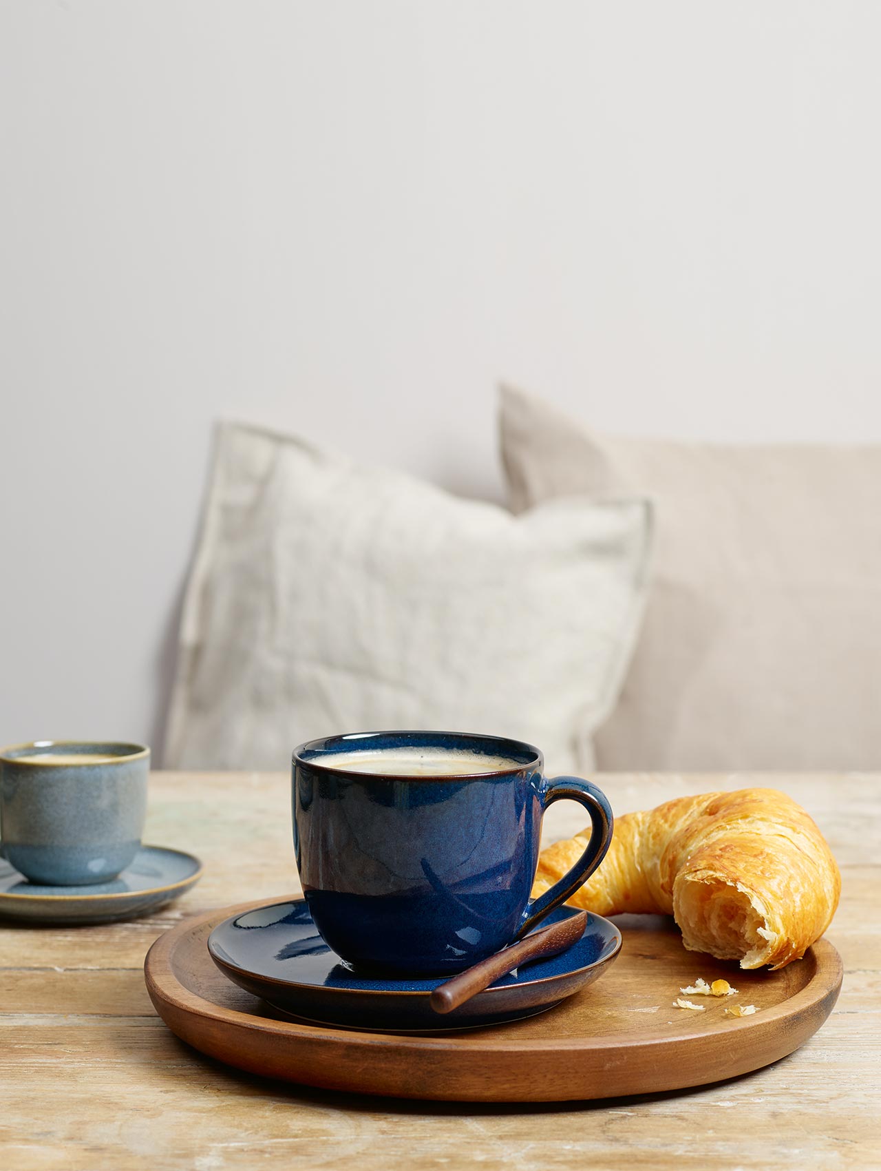 Saisons cappuccinotasse mit unterteller midnight blue 0,23l – ASA Selection