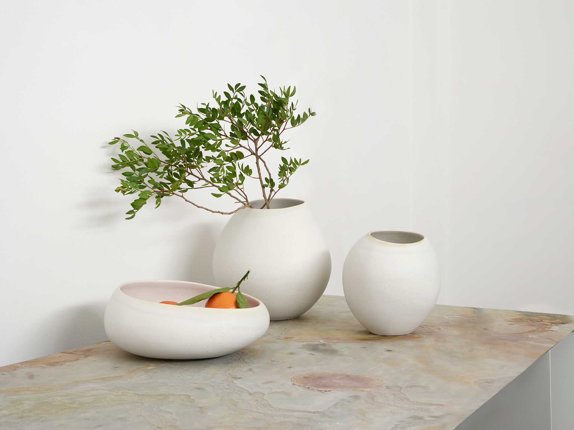 ASA Keramikvase – 19 Cm Hoch, Matt Lasiert In Cream, Modernes Design