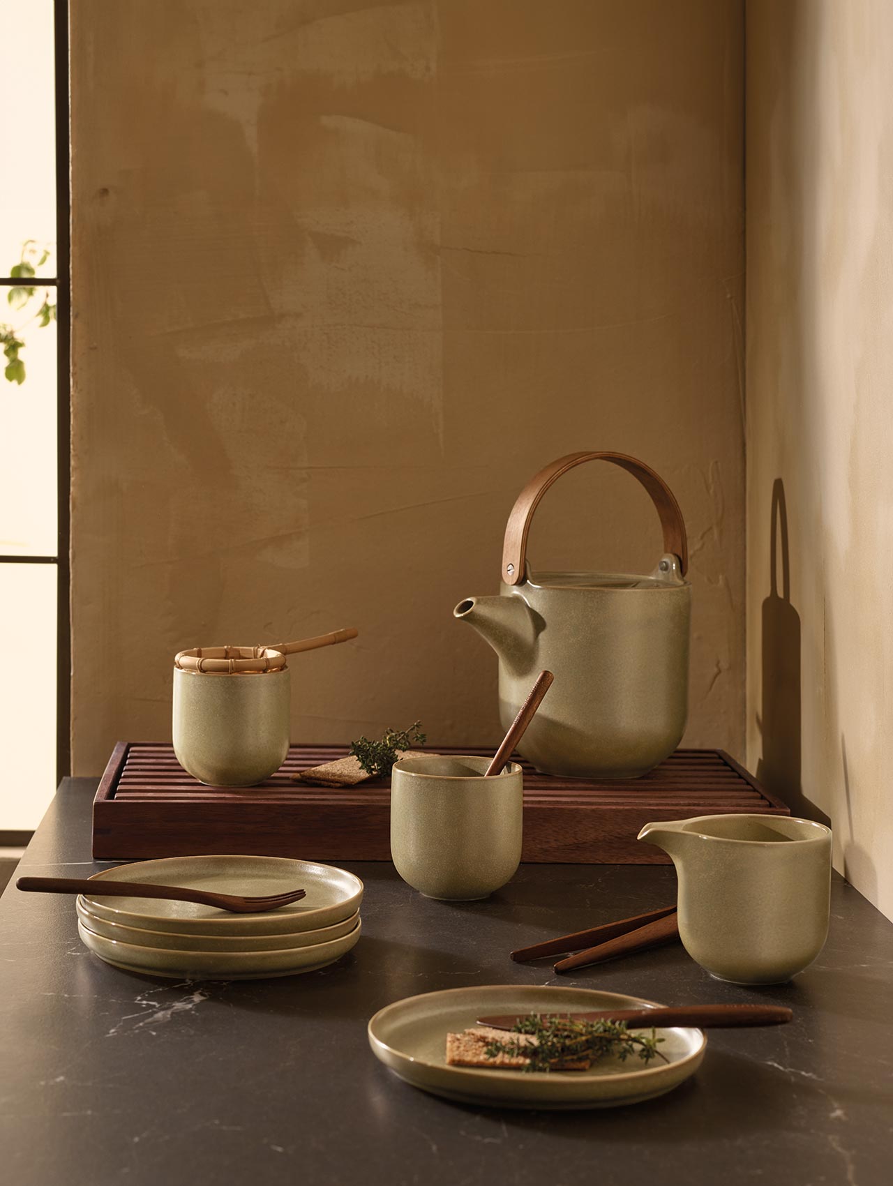 ADA 陶器 teekanne 0,5 l, miso coppa miso