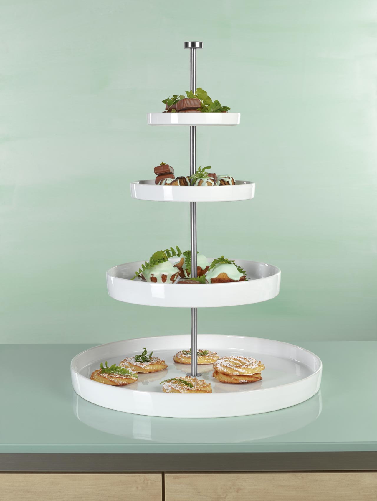 Grande etagere 4 stufig weiß 61cm – ASA Selection
